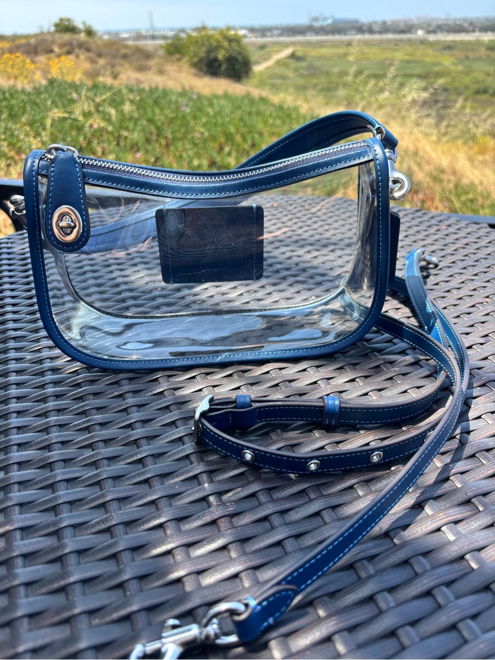 Coach Blue Stadium Bag VEUC